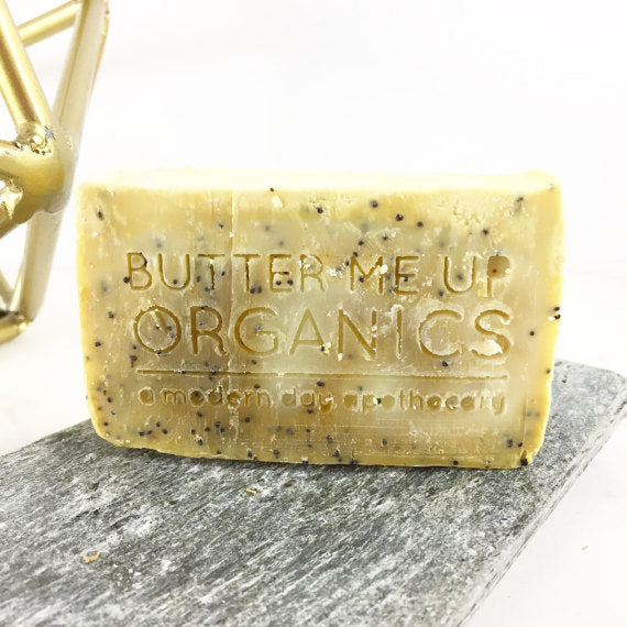 Exfoliating Soap/Scrub - Lemon Poppyseed